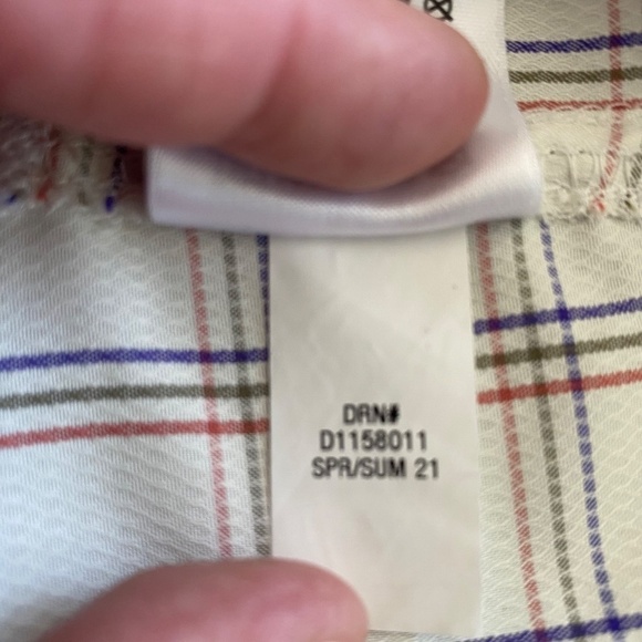 Ladies Eddie Bauer lightweight summer button up short sleeve top size S - Picture 10 of 10